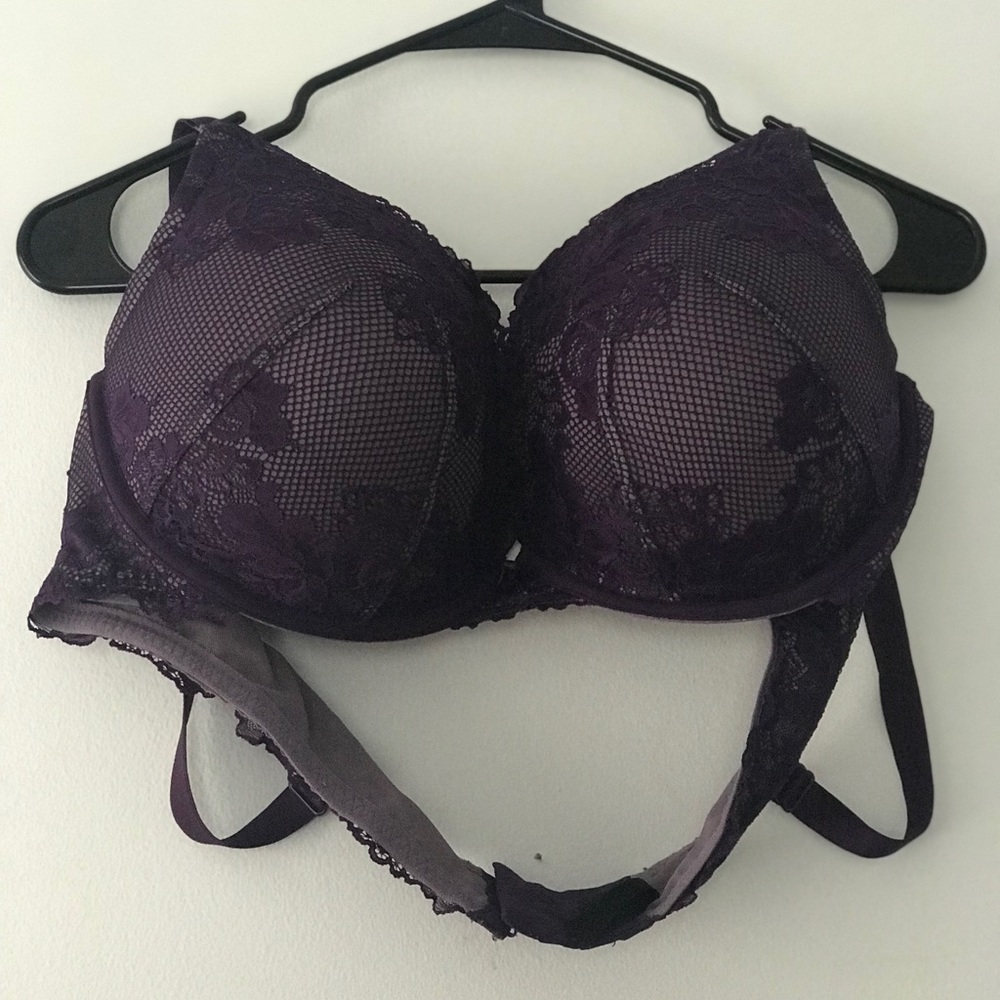 PRICE DROP Torrid purple lace push up bra 44D 🌸